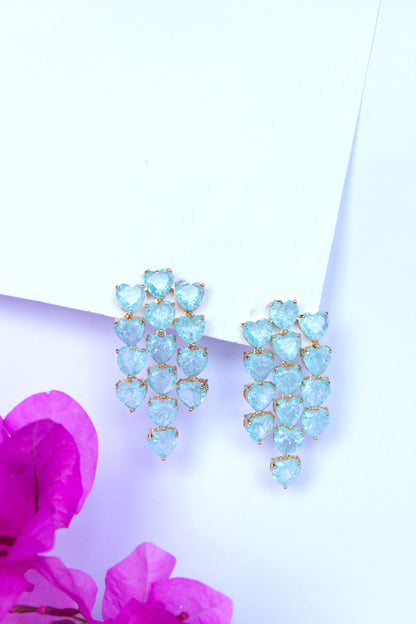 Dangle drop statement earrings