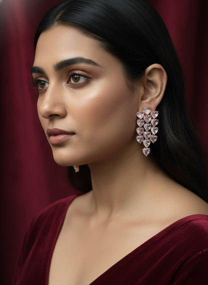 Dangle drop statement earrings