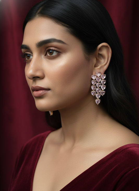 Dangle drop statement earrings