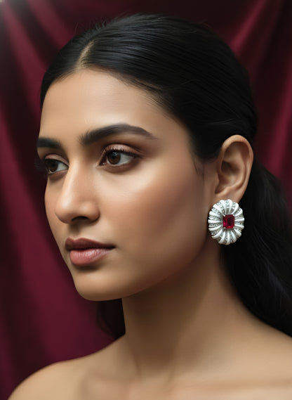 Radiant Halo Earrings