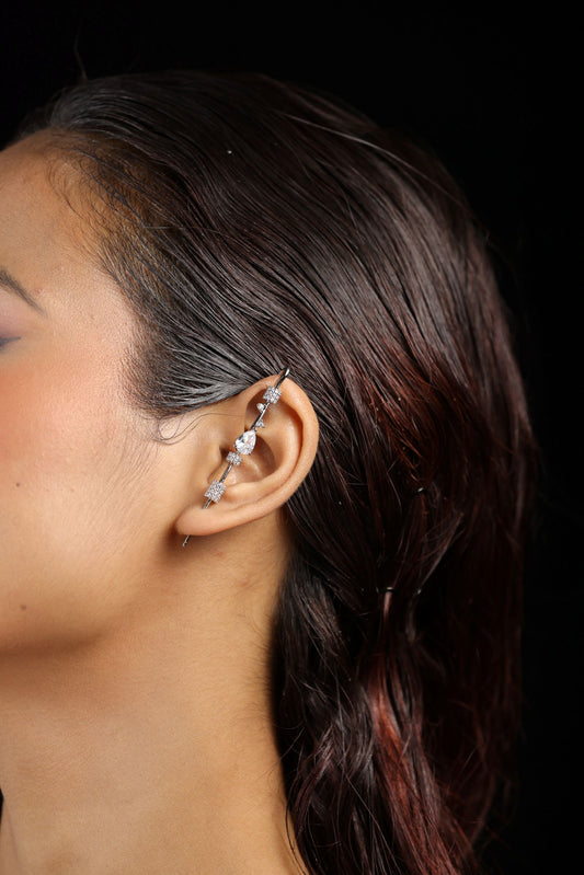 Fancy Single Ear Cuff Earring