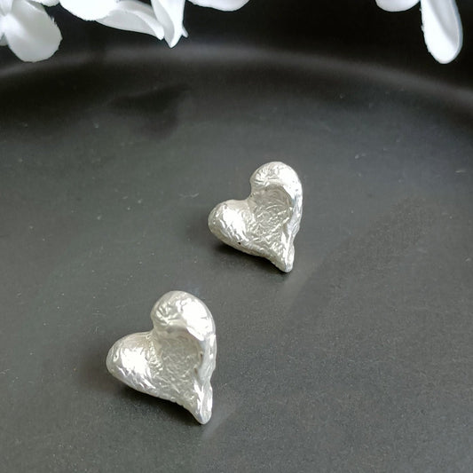 Heart Shape Stud Earring