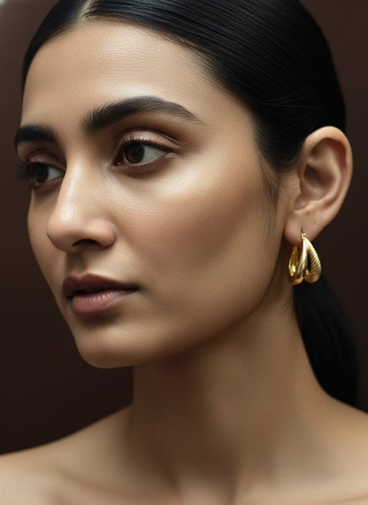 Minimalist Casual Hopps Earring