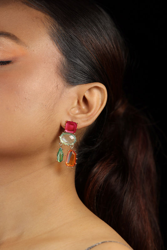 Colorful Stone Dangle Earring