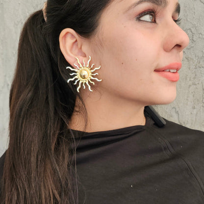 Golden Stud Earring