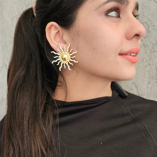 Golden Stud Earring