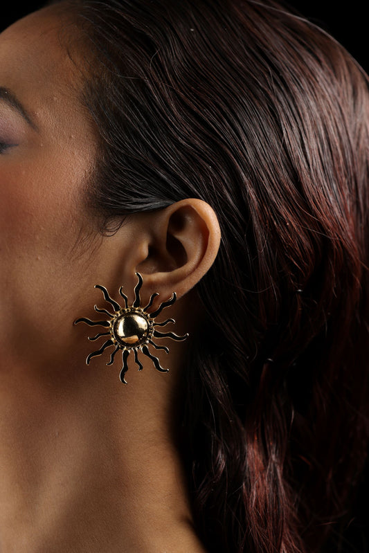 Golden Stud Earring