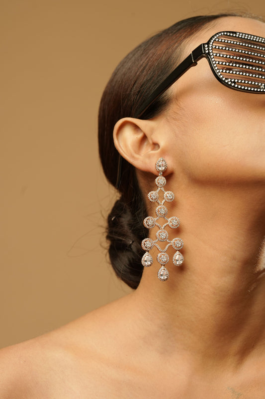 Diamond Drop Earring