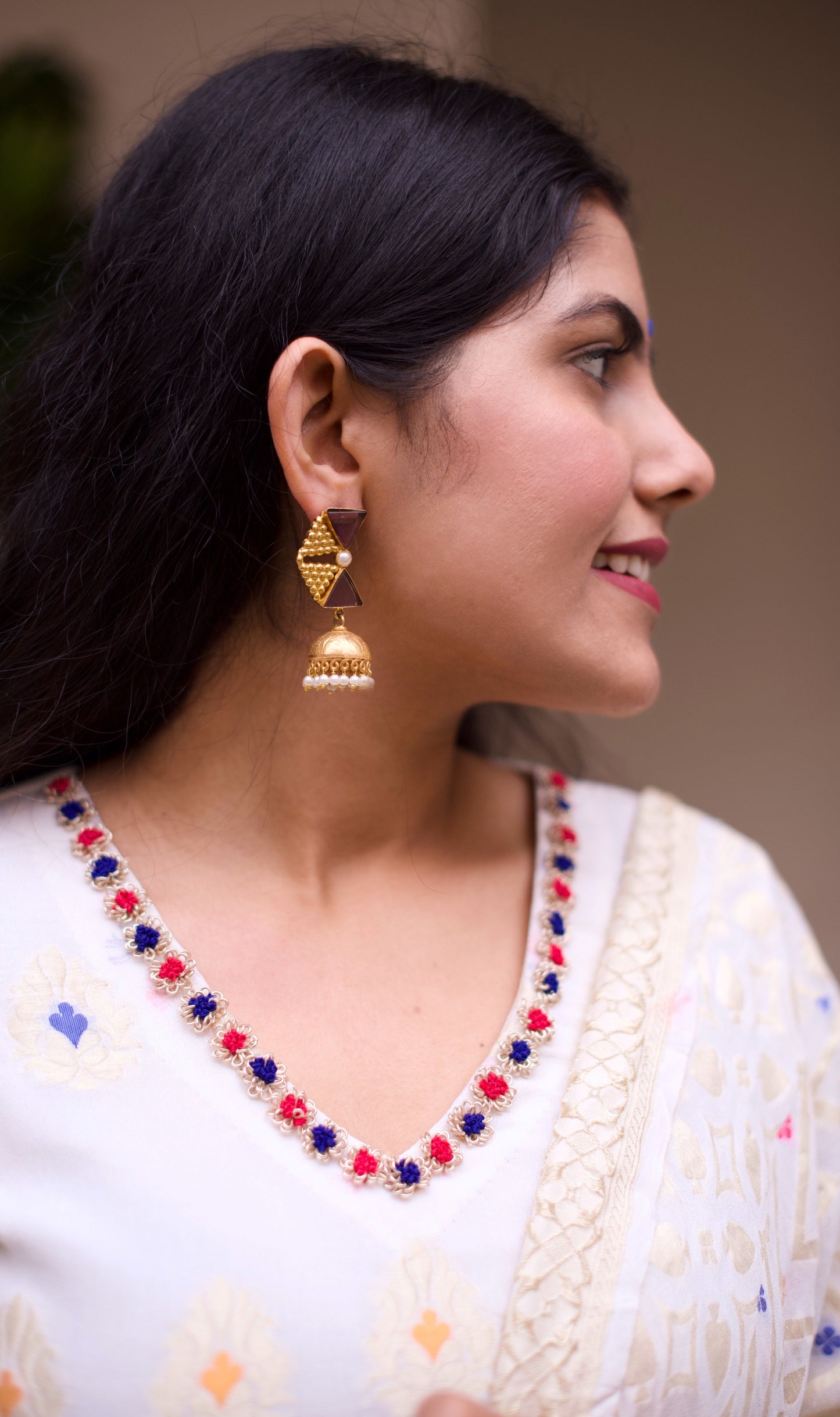 Gold Plated Jhumka Earring