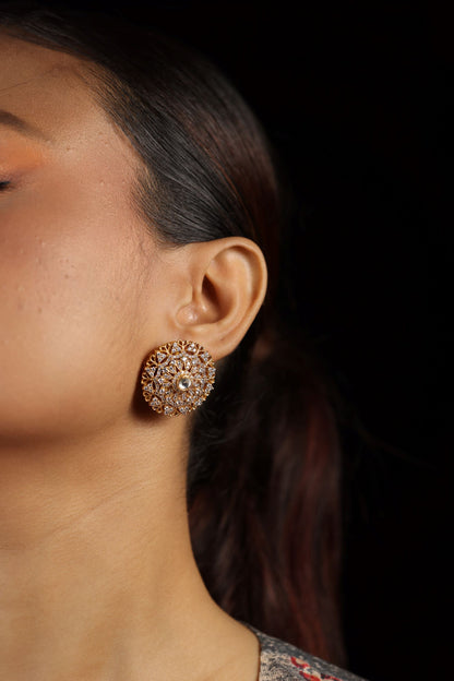 Golden Stud Earring