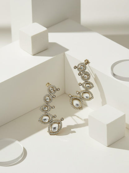 Traditional Kundan Ear Climber / Ear Cuff