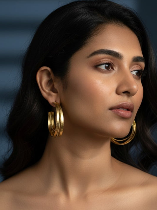 Statement Circle Round Earring