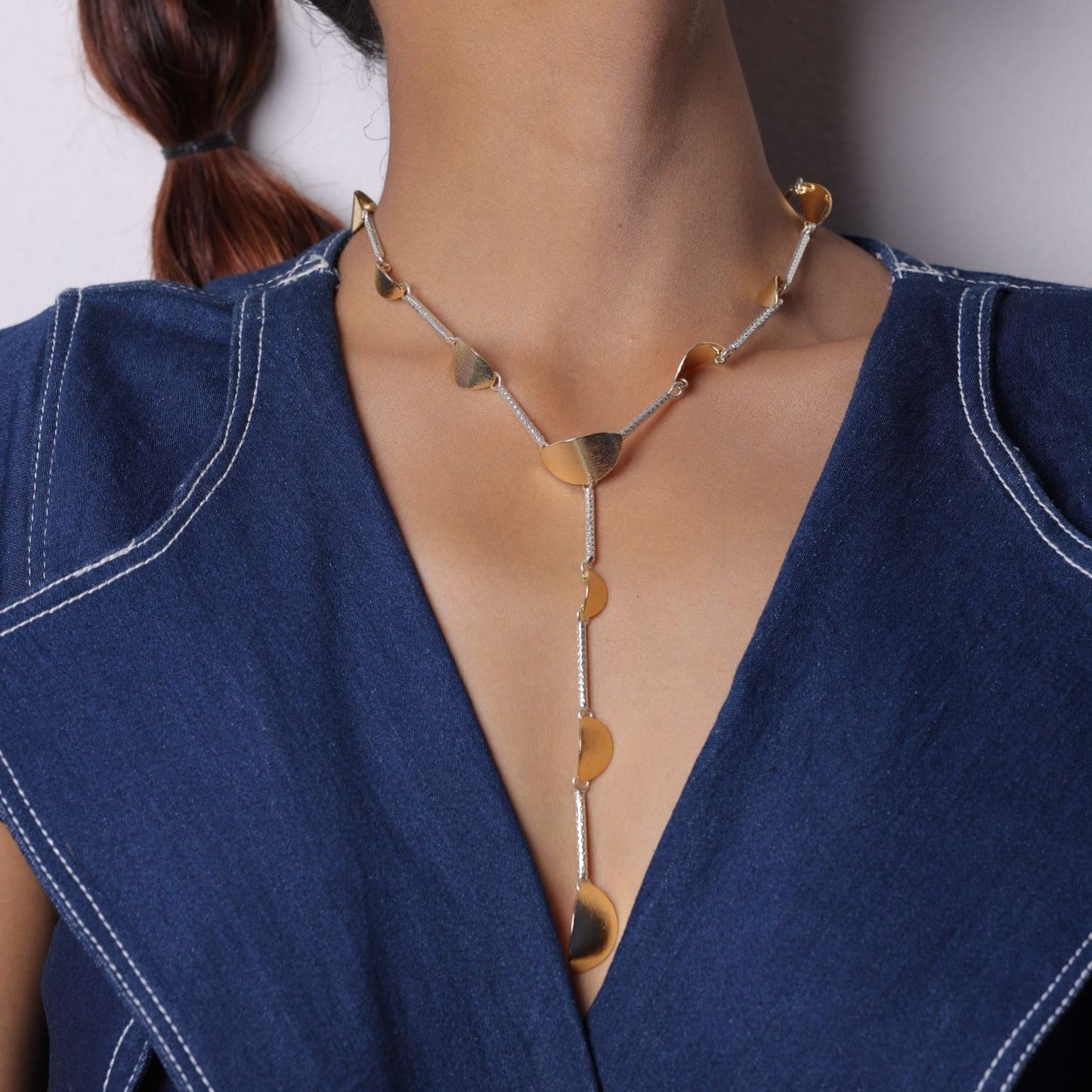 Golen Charm Neckpiece