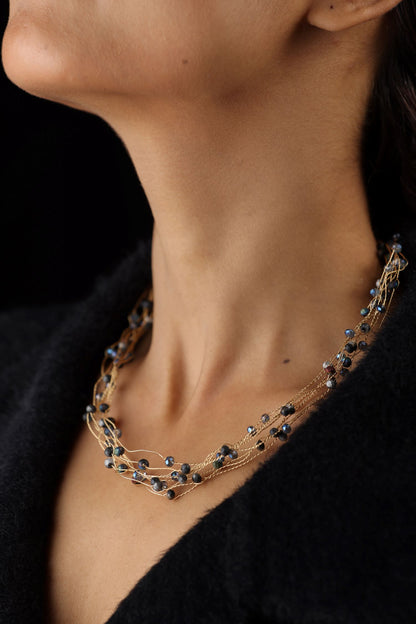 Black Pearls Neckpiece