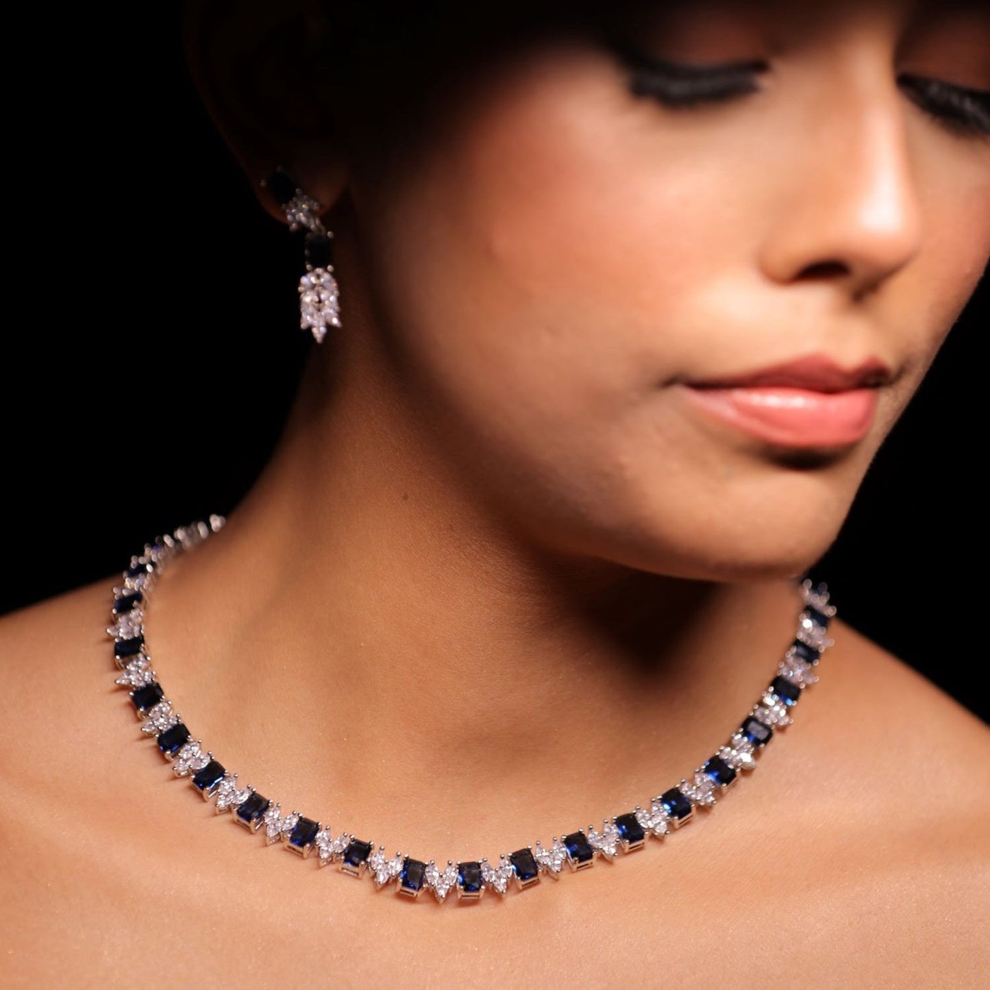 Diamond Neckpiece Set