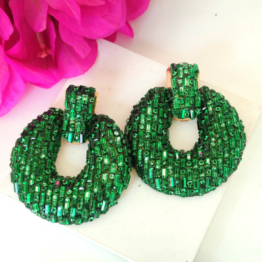 Rhinostone Party Wear Earring