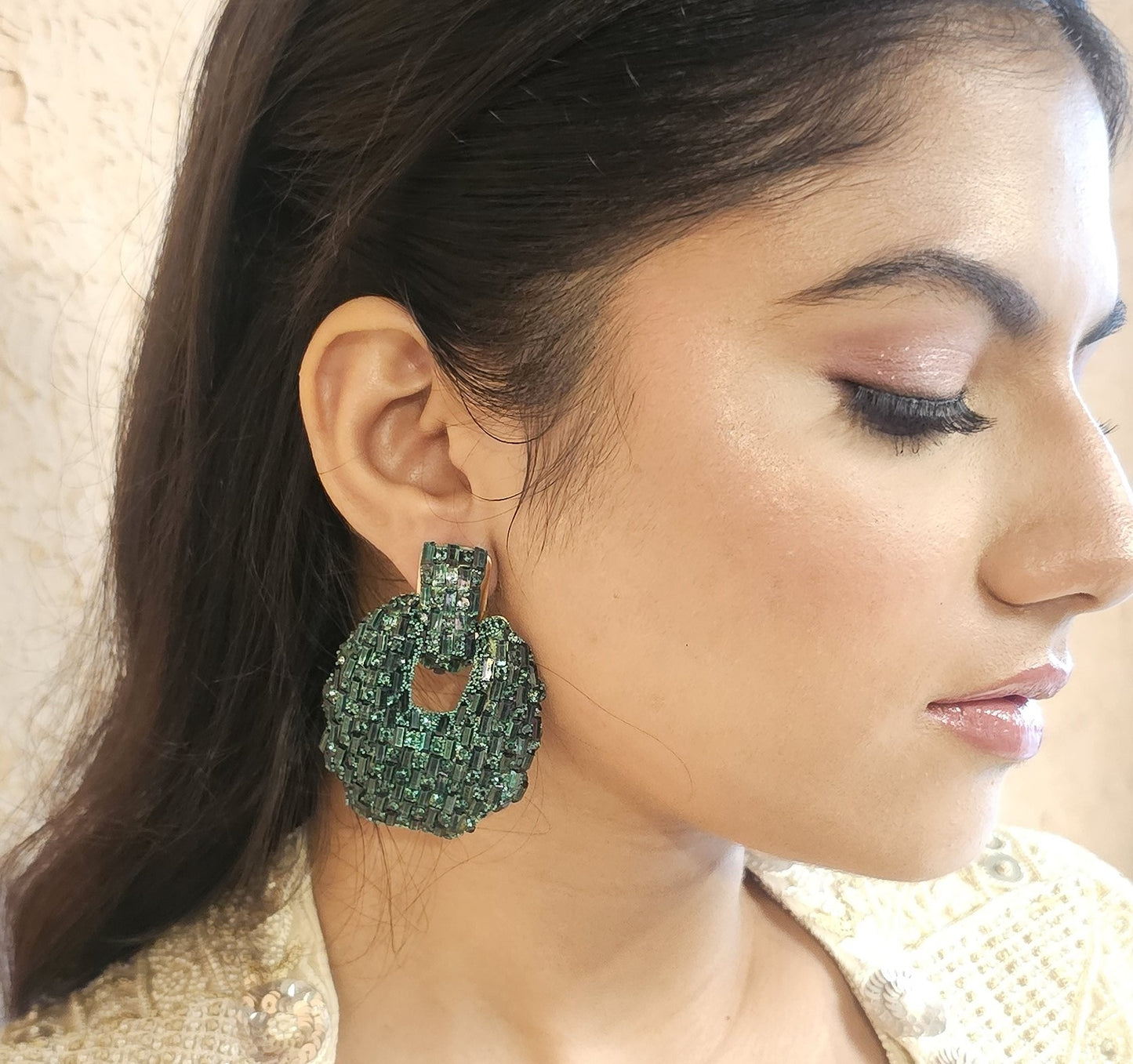 Druzy Stone Earring