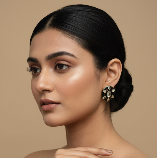 Swarovski Crystal Prism Stud Earrings
