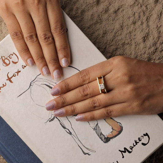 Howlite Stone Ring