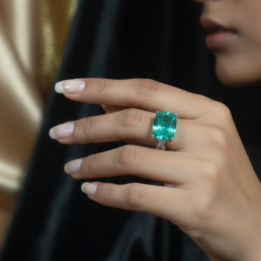 Emerald Royale Statement Ring