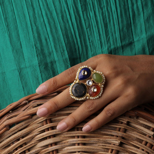 Multicolor Stone Ring