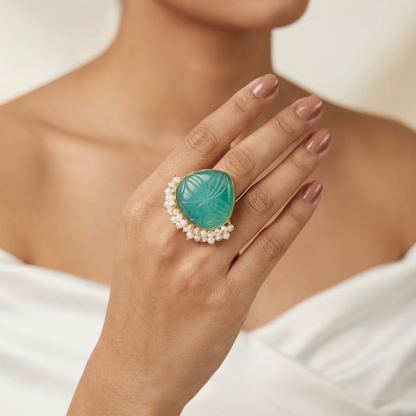 Semi Precious Stone Ring