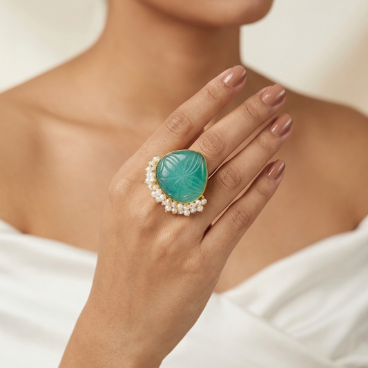 Semi Precious Stone Ring