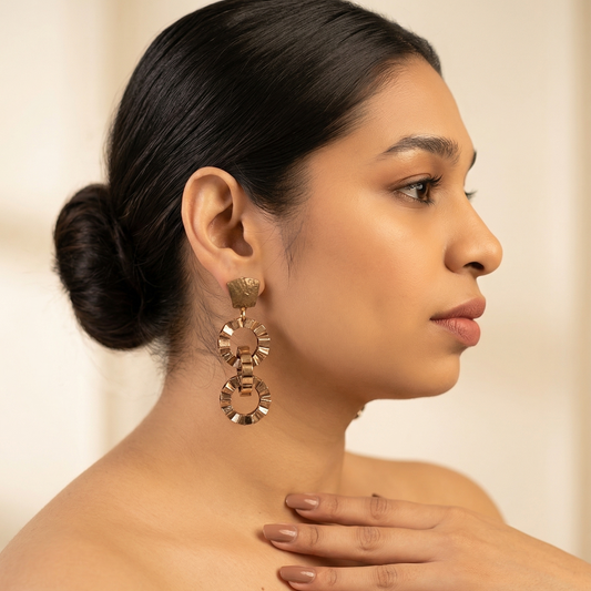 Circular Long Earring