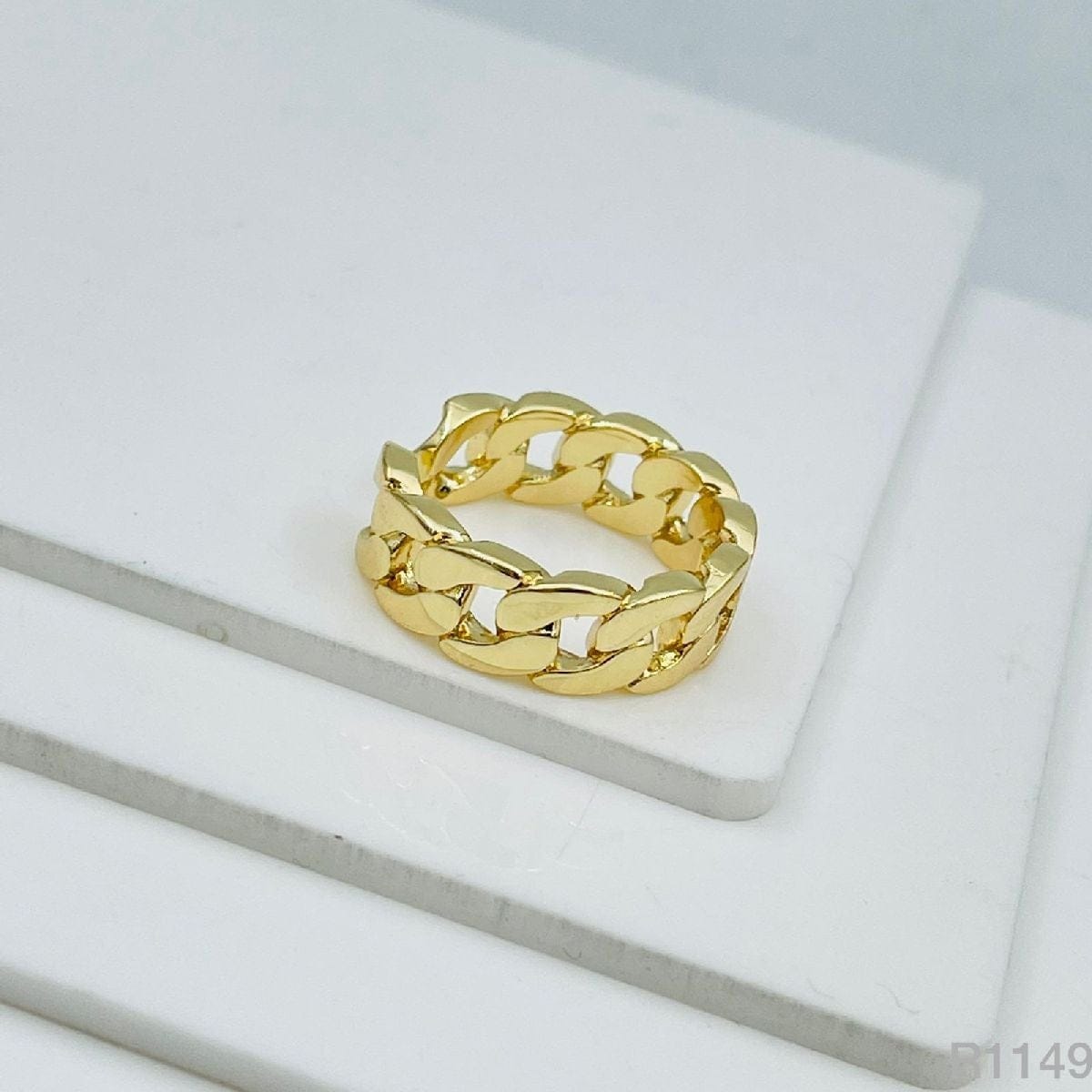Golden Chain Design Ring