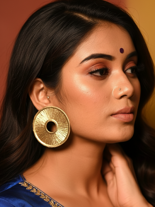 Round Statement Earring