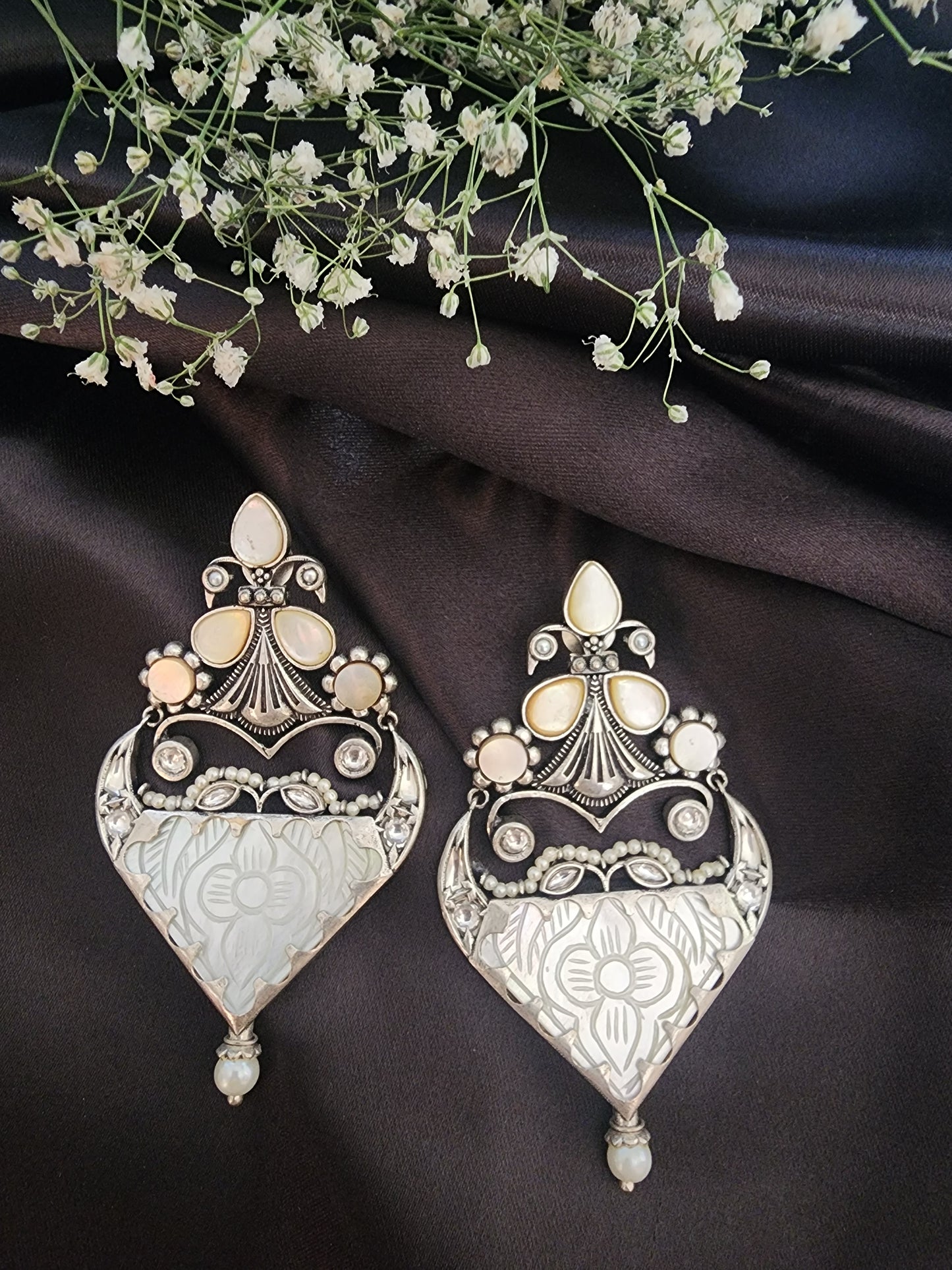 Silver Chandelier Earring