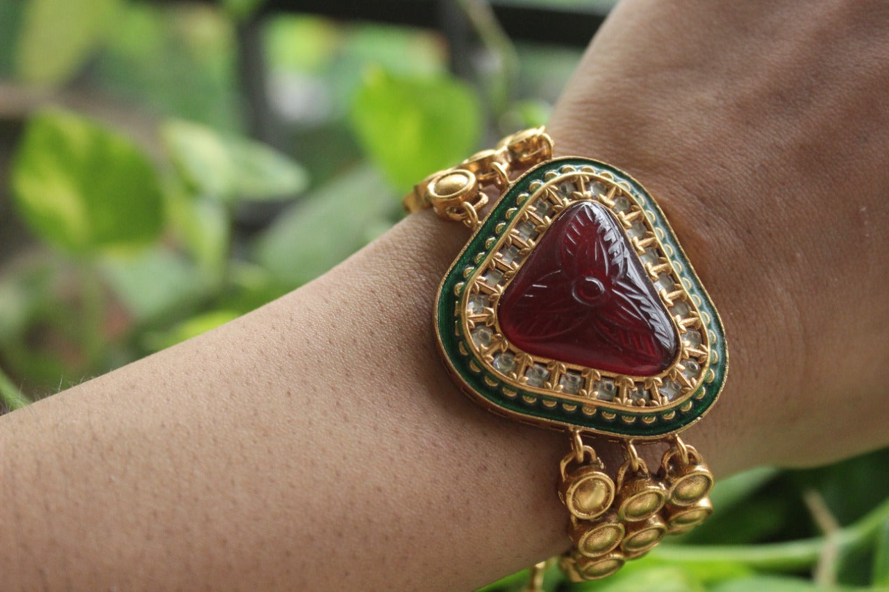 Ruby Stone Bracelet