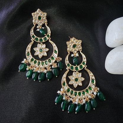 Ruby Stone Chandelier Earring