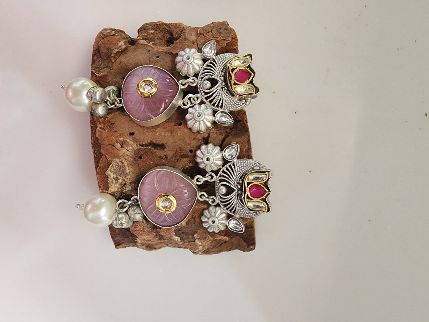 Dangle Earring With Stone