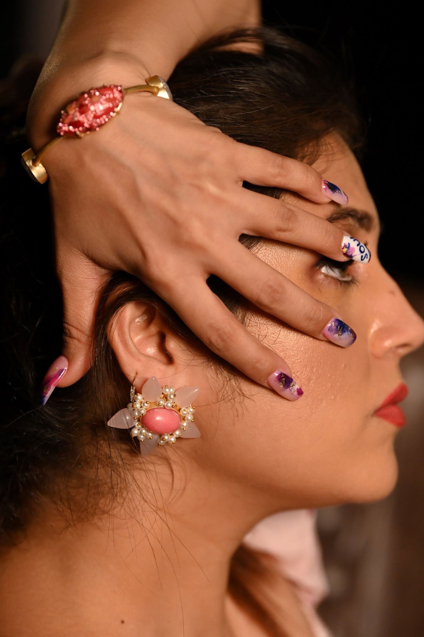 Stone Studded Earing - The Bling Girll