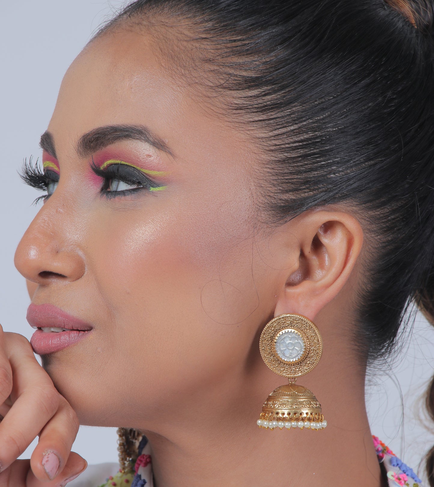 Antique Golden Jhumka