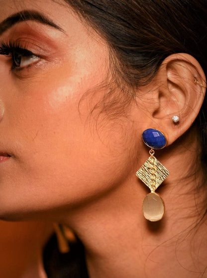 Blue Drop Earring