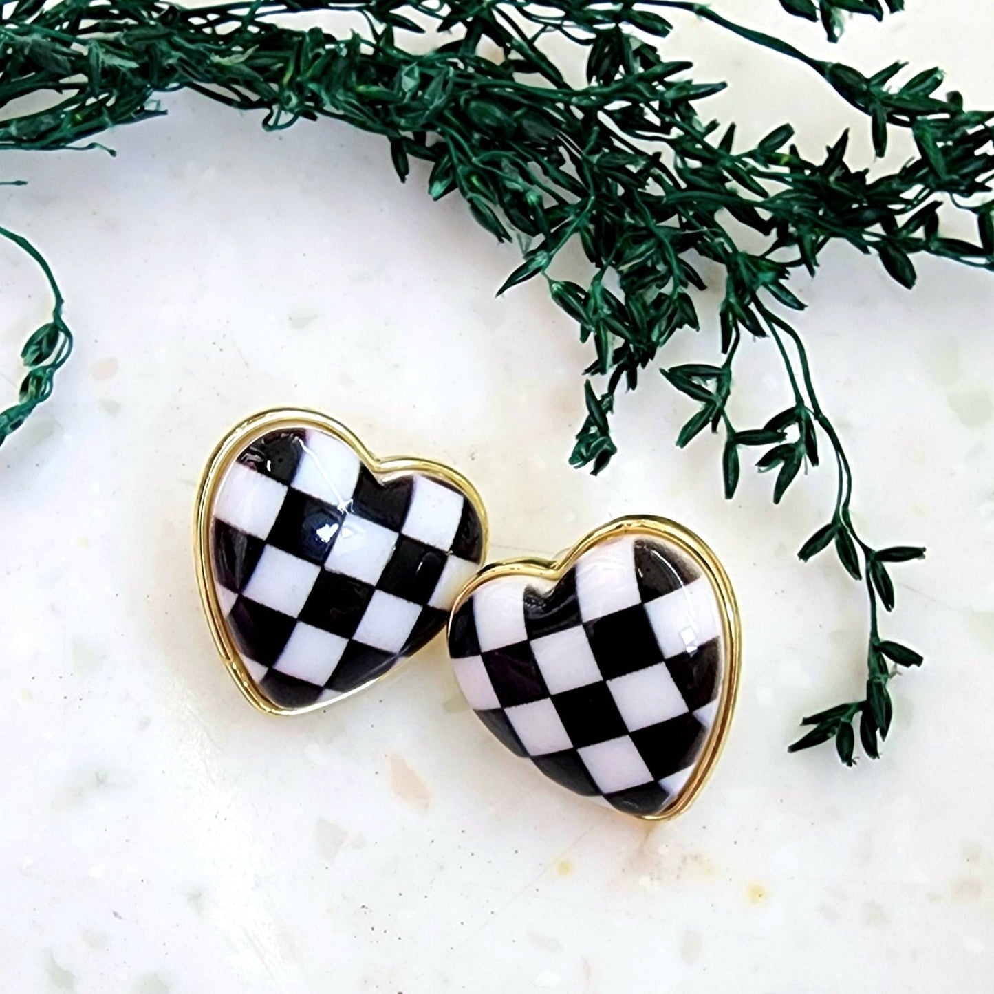 Heart Shape Stud Earring