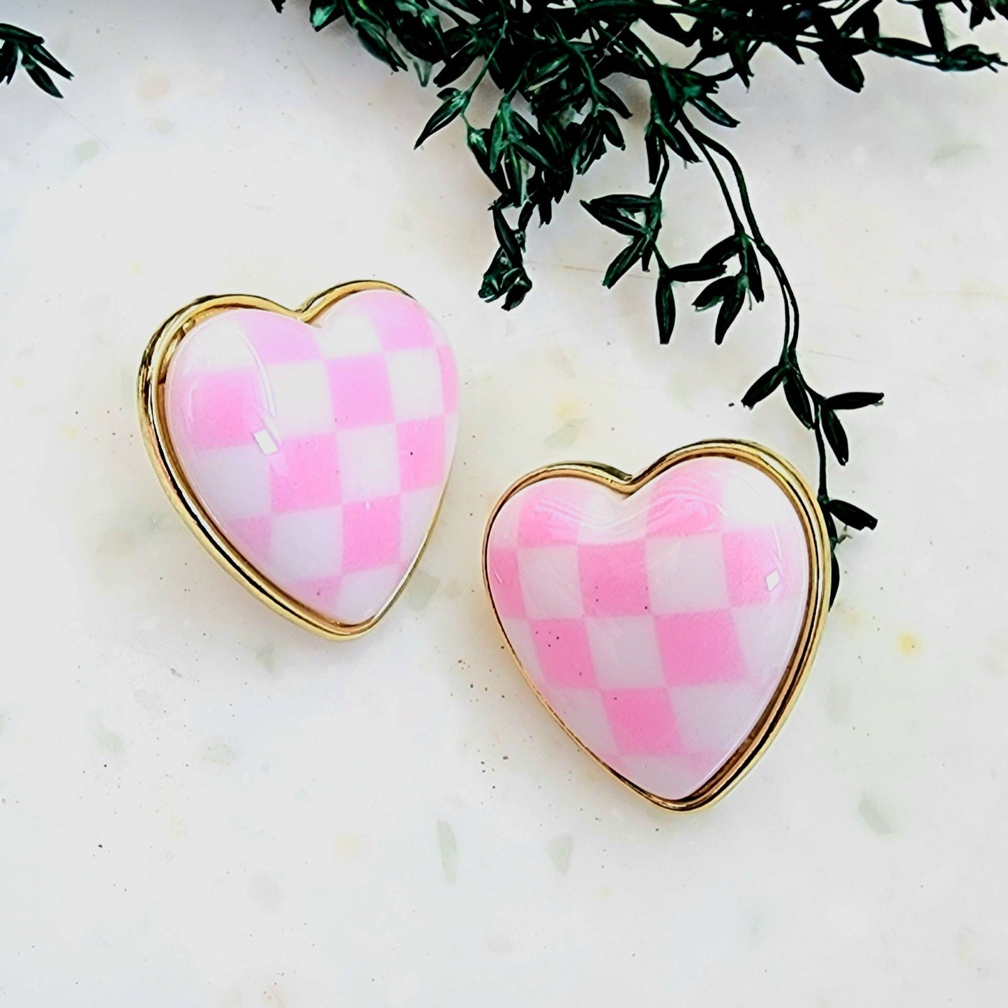 Heart Shape Stud Earring